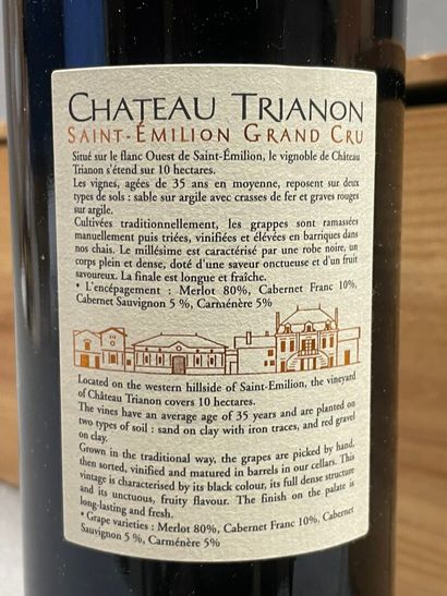 CHATEAU TRIANON, Saint Émilion grand cru,...