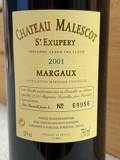 CHATEAU MALESCOT SAINT EXUPERY, Margaux,...