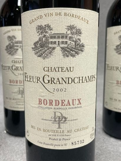 CHATEAU FLEUR GRANDCHAMPS. 2002. 11 bouteilles....