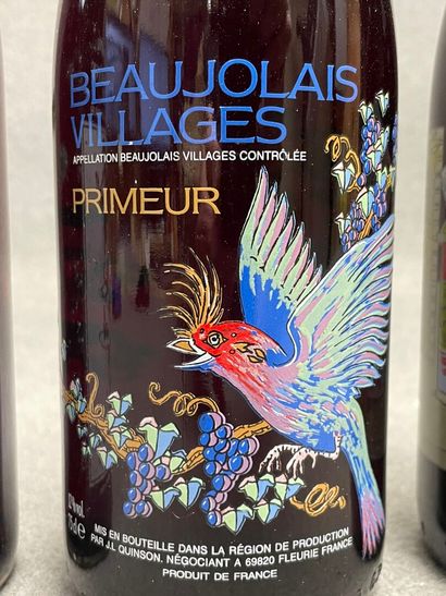 8 bouteilles: 
-Côtes du Rhône, primeur,...