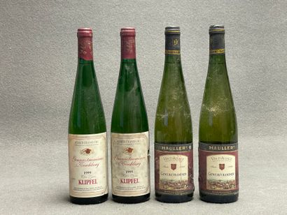 GEWURZTRAMINER. 
-Klipfel, 1999, 2 bouteilles....