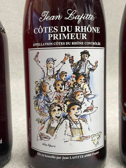8 bouteilles: 
-Côtes du Rhône, primeur,...