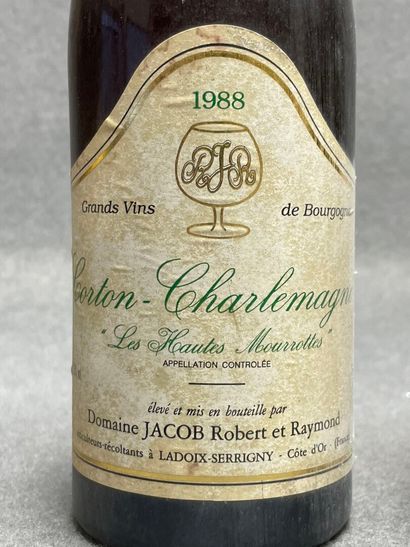 CORTON-CHARLEMAGNE. Domaine Jacob. 4 bouteilles
-Les...