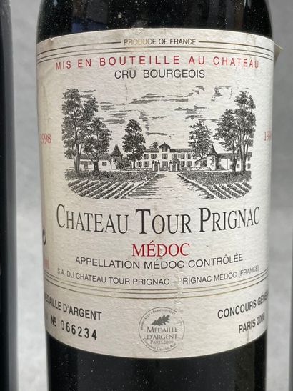 BORDEAUX 7 bouteilles: 
-Haut-Breton Margaux...