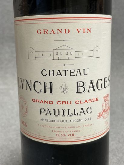 CHATEAU LYNCH BAGES 1986 1 bouteille