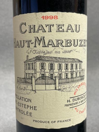 CHATEAU HAUT-MARBUZET 3 bouteilles.
1 bouteille...