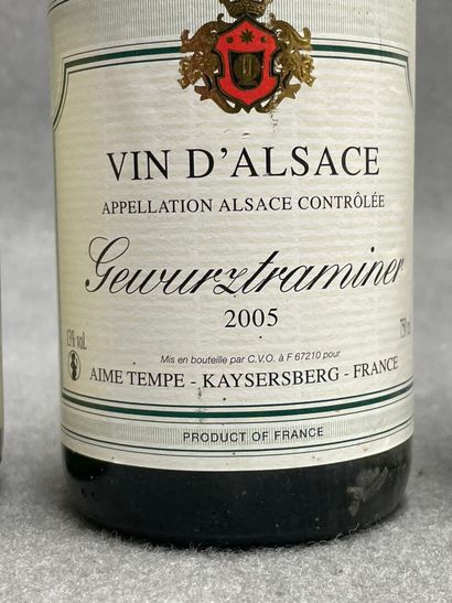 GEWURZTRAMINER. 
2005, 2 bouteilles. 
2013,...