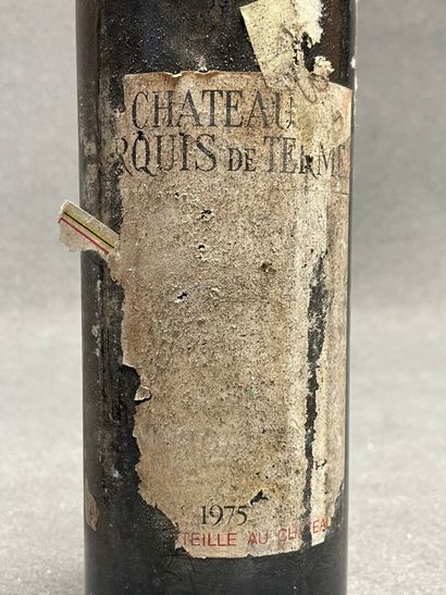 CHATEAU MARQUIS DE TERME, 1975, 2 bouteilles...
