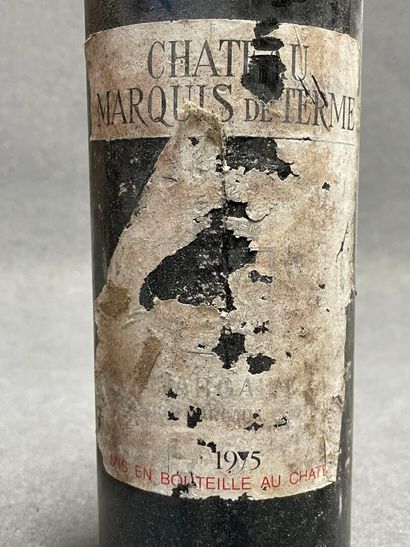 CHATEAU MARQUIS DE TERME, 1975, 2 bouteilles...