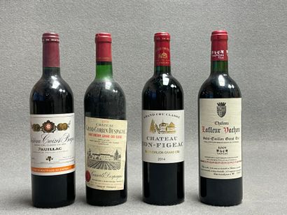 4 bouteilles: 
-Chateau Croizet-Bages, PAUILLAC,...
