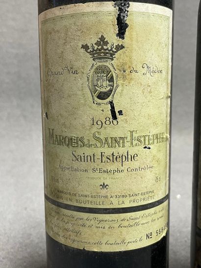 BORDEAUX 10 bouteilles:
-Saint Estèphe, Marquis...