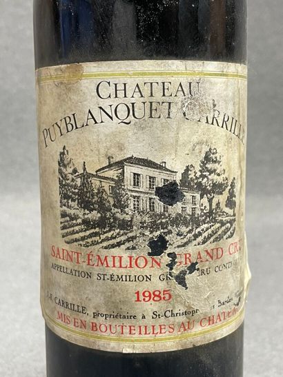 CHATEAU PUYBLANQUET CARRILLE. Saint Emilion...