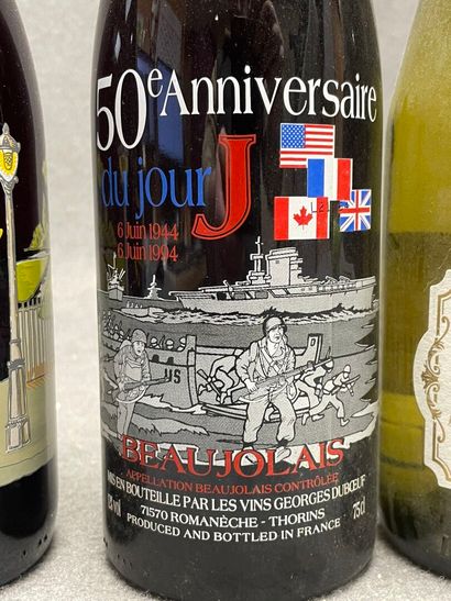 8 bouteilles: 
-Côtes du Rhône, primeur,...