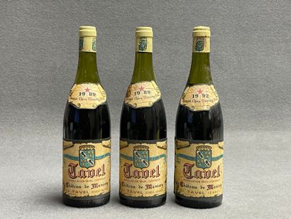 TAVEL , CHATEAU DE MANISSY 1989, 2 bouteilles...