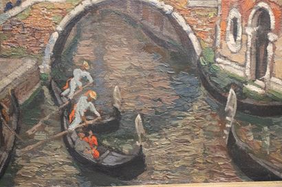 Jac MARTIN-FERRIERES (1893-1972) 
Canals...