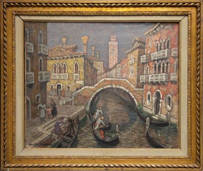 Jac MARTIN-FERRIERES (1893-1972) 
Canals...