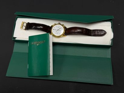 LONGINES 
Montre d'homme « HERITAGE » chronographe,...