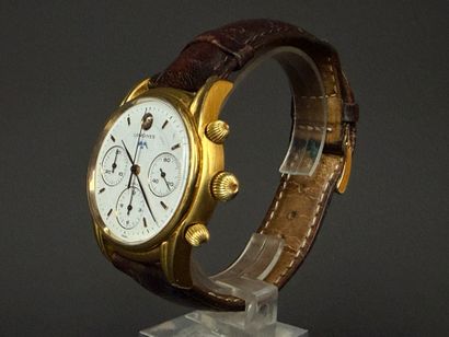 LONGINES 
Montre d'homme « HERITAGE » chronographe,...
