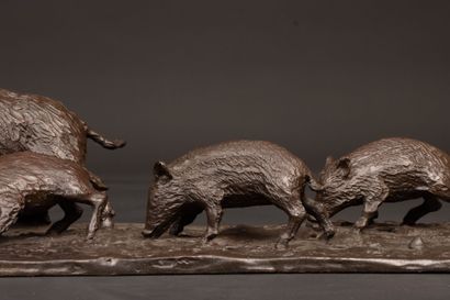 Jean Francois GALEA (1944)
Famille de sangliers....