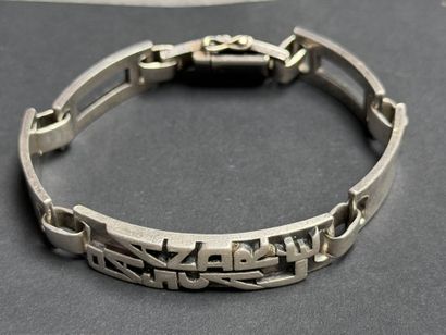 Jean DESPRES (1889-1980)
Bracelet gourmette...