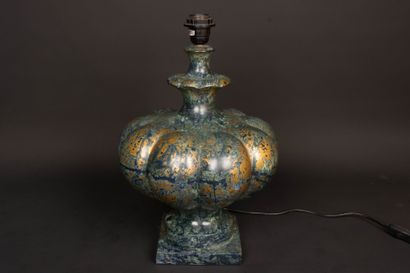 Maison CHAUMETTE: Ceramic lamp base imitating...