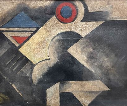 Robert MARC (1943-1993) 
Abstract composition
Oil...