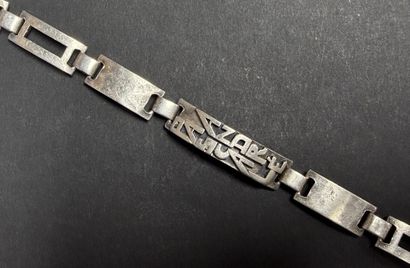 Jean DESPRES (1889-1980)
Bracelet gourmette...