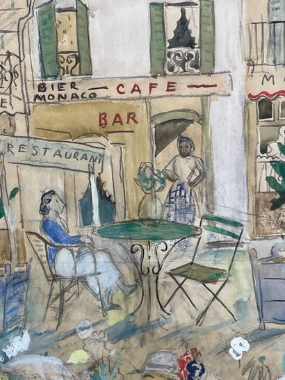 Ethel MARS (1876-1959) attributed to 
Lively...