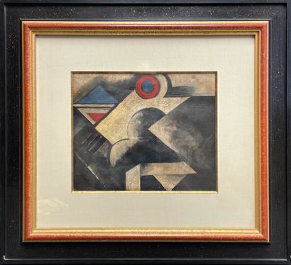 Robert MARC (1943-1993) 
Abstract composition
Oil...