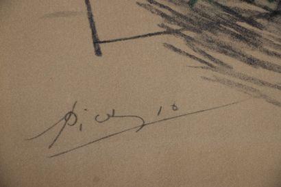 Pablo PICASSO ( 1881-1973) d'après 
La Bouteille...