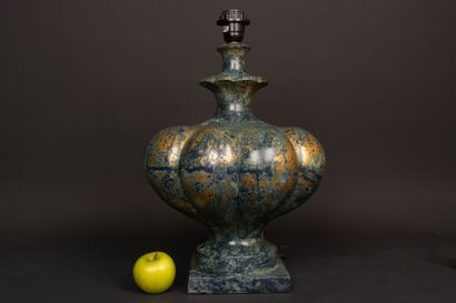 Maison CHAUMETTE: Ceramic lamp base imitating...