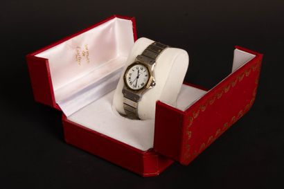 CARTIER Montre Santos octogonale Grand modèle...