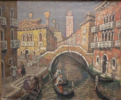 Jac MARTIN-FERRIERES (1893-1972) 
Canals...