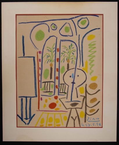 Pablo PICASSO (1881-1973) after
Dans l'atelier
Unnumbered...