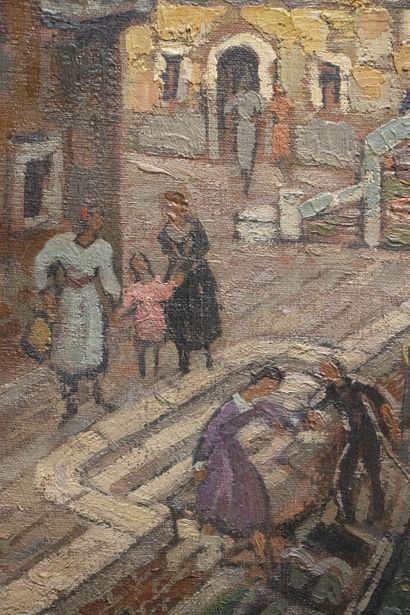 Jac MARTIN-FERRIERES (1893-1972) 
Canals...