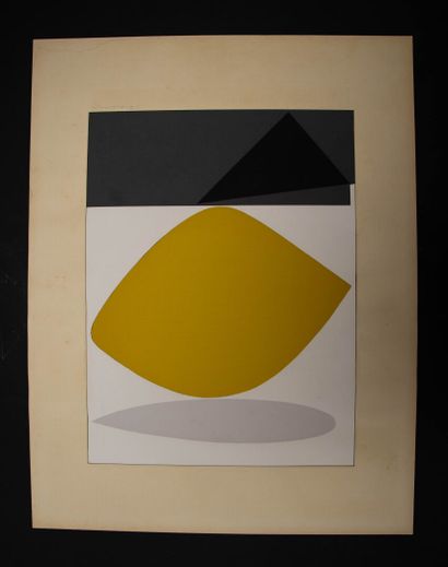 Victor VASARELY (1906-1997) d'après
Sauzon...