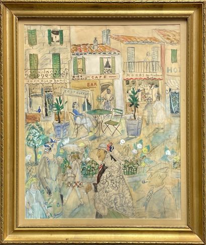 Ethel MARS (1876-1959) attributed to 
Lively...