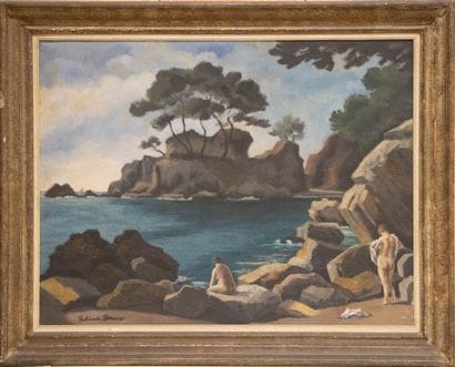 Paul-Emile PISSARRO (1884-1972). 
Bathers.
Large...