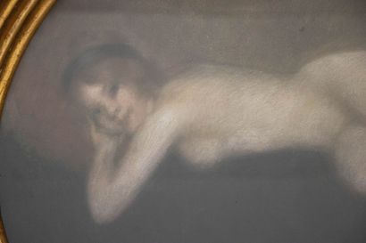 French school 1900.
Reclining Woman
Pastel...