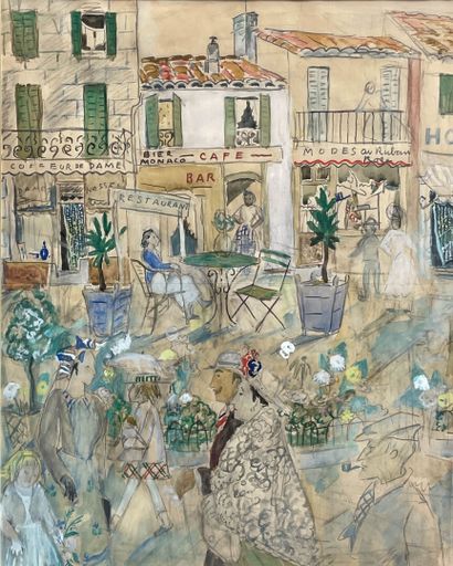 Ethel MARS (1876-1959) attributed to 
Lively...