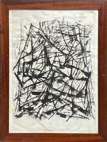 Jacques GERMAIN (1915-2001). 
Untitled. 
Ink...