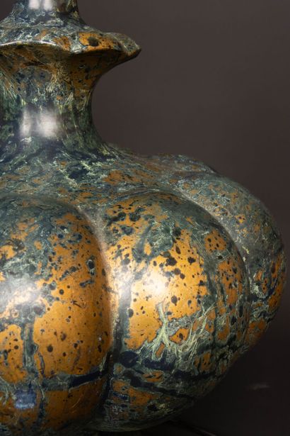 Maison CHAUMETTE: Ceramic lamp base imitating...