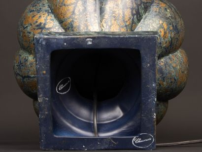 Maison CHAUMETTE: Ceramic lamp base imitating...
