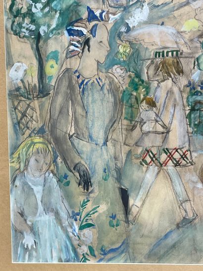 Ethel MARS (1876-1959) attributed to 
Lively...