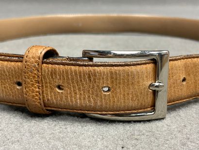 LANCEL. 
Ceinture en cuir.