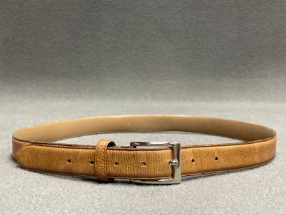 LANCEL. 
Ceinture en cuir.