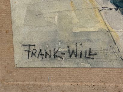 FRANK-WILL (1900-1951). 
Voiliers au port...