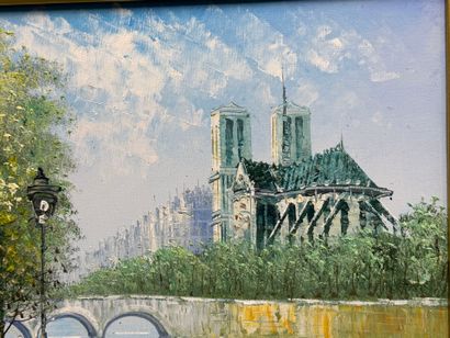 BURNETT ( années 1980)
Vue de Notre Dame...