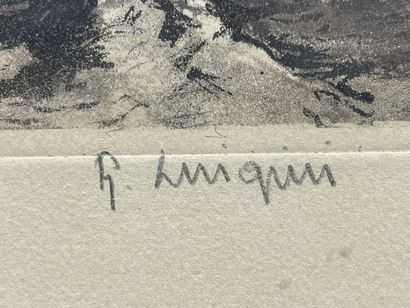Ferdinand Jean LUIGINI (1870-1943) d'après
Paysage...