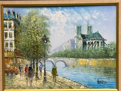 BURNETT ( années 1980)
Vue de Notre Dame...